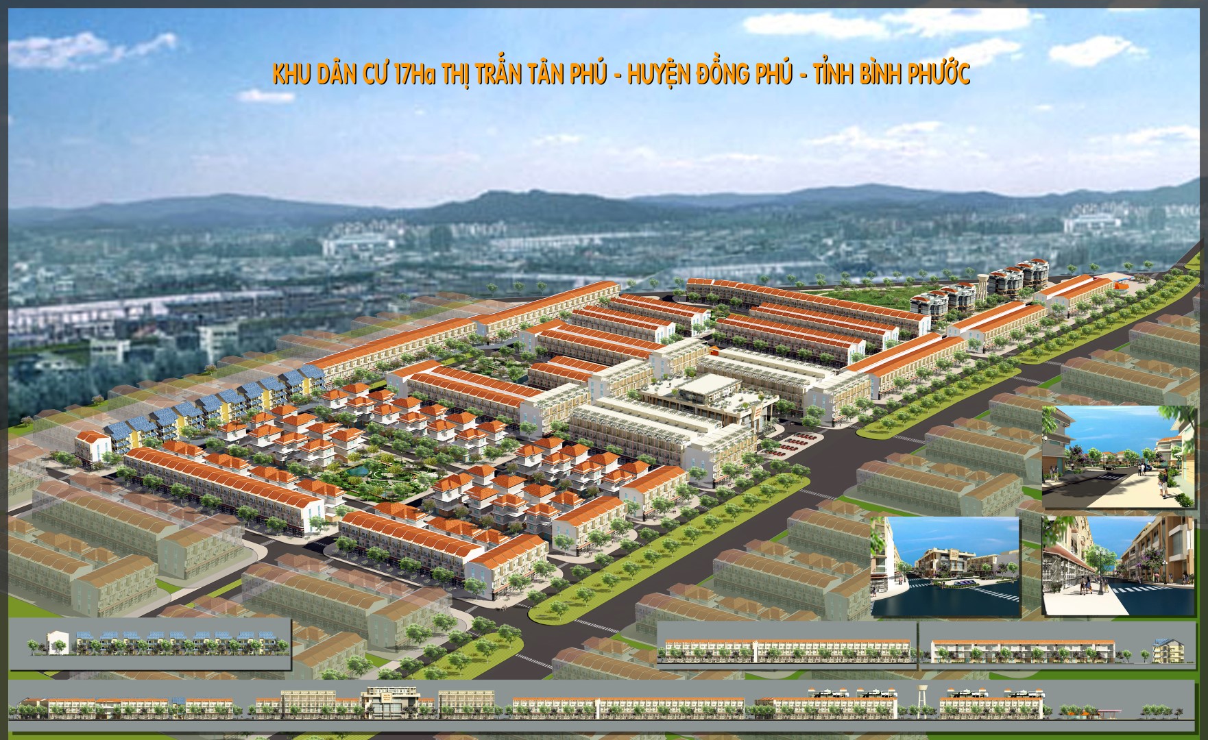 Khu dân cư 17ha - Thị trấn Tân Phú - Huyện Đồng Phú - Tỉnh Bình Phước